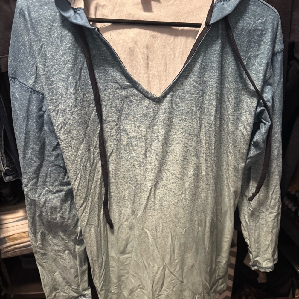 LuLaRoe Blue Ombre Hoodie with Drawstrings